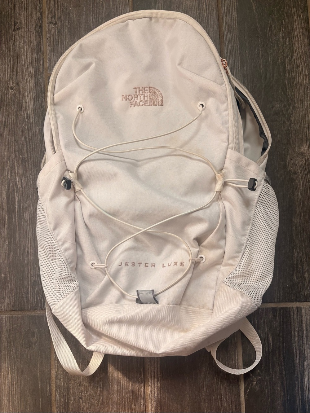 The North Face Jester Luxe Backpack in Pale Pink